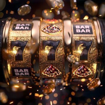 Antarmuka permainan slot dewa langit77 di layar ponsel Android